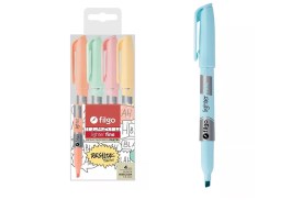 Resaltador FILGO x4 colores pasteles